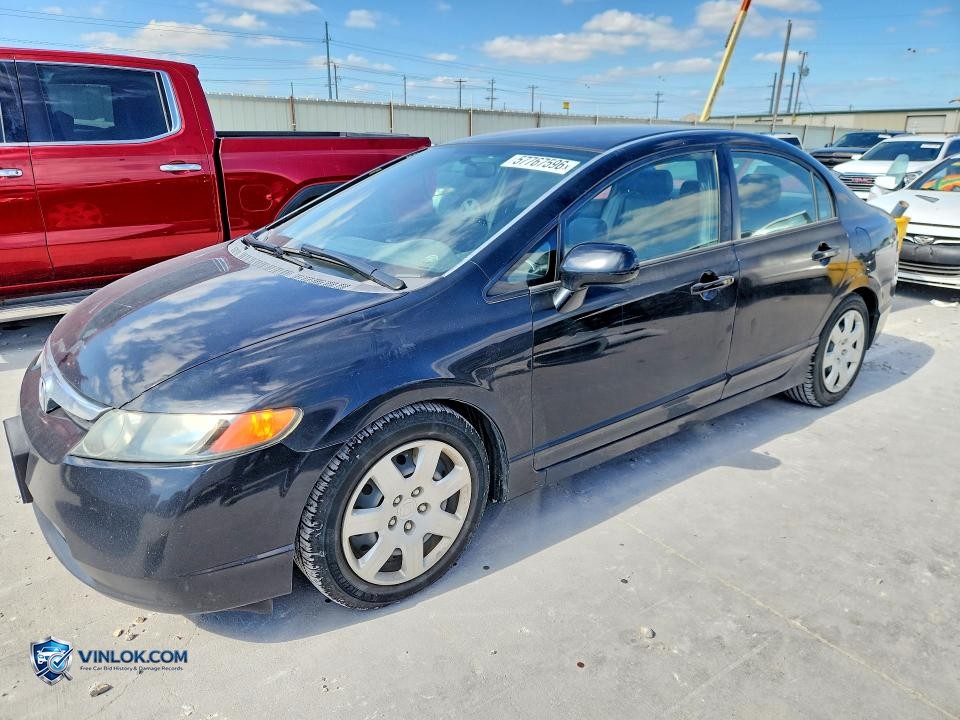 2007 HONDA CIVIC LX – Lot 57767596 auction photo