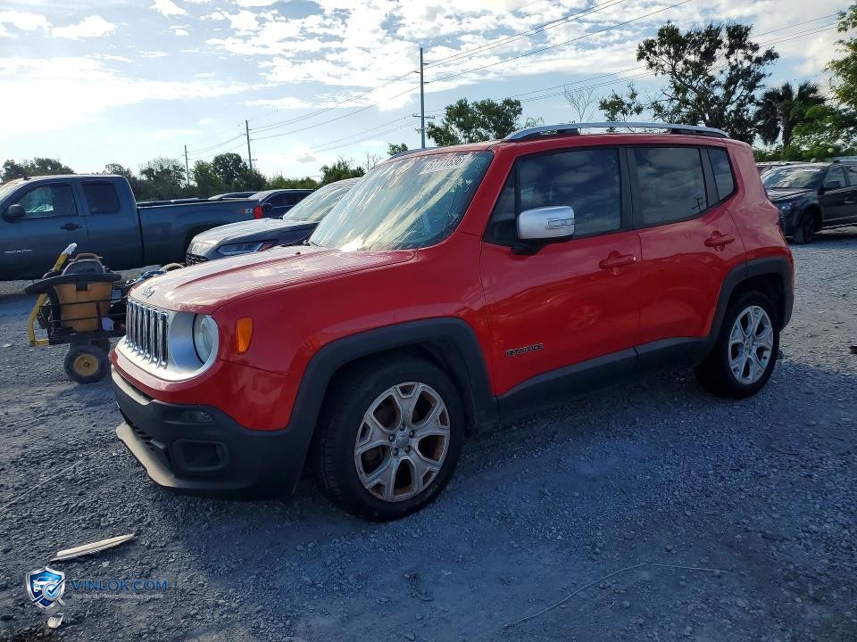 2016 JEEP RENEGADE LIMITED – Lot 57771536 auction photo