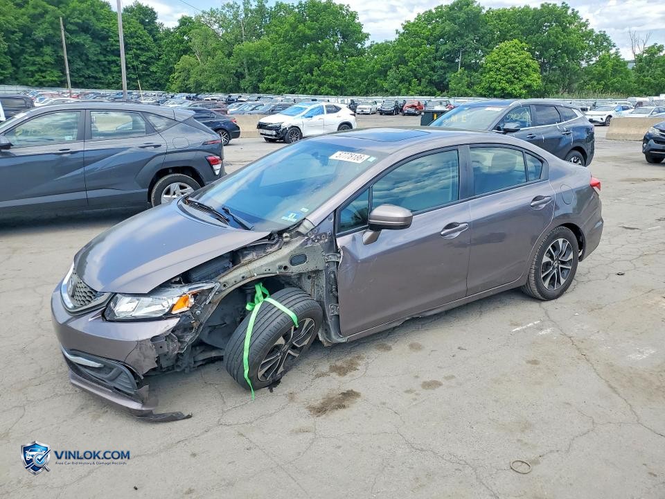 2013 HONDA CIVIC EX – Lot 57778186 auction photo