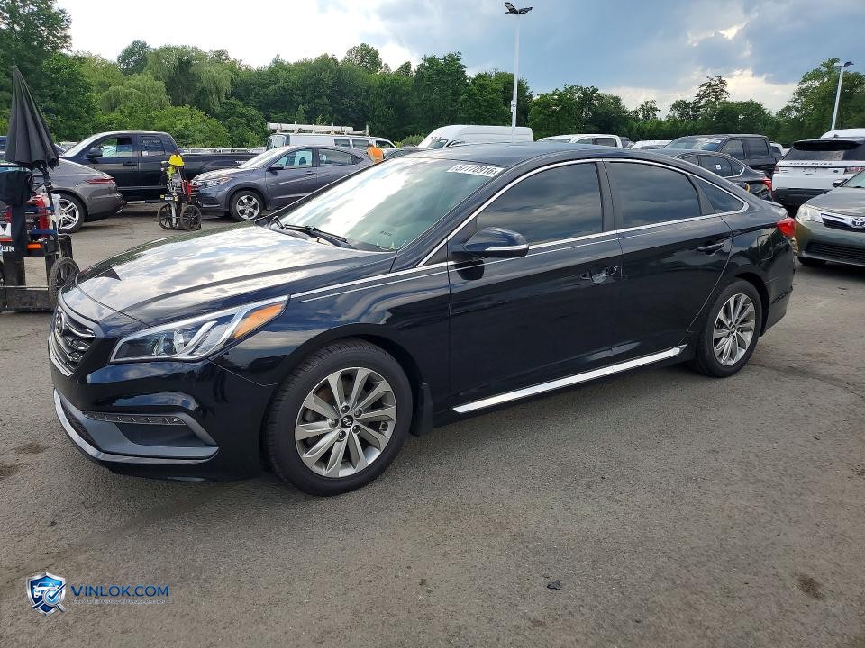 2017 HYUNDAI SONATA SPORT – Lot 57778916 auction photo
