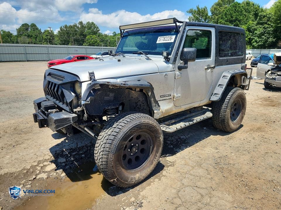 2012 JEEP WRANGLER SPORT – Lot 57782226 auction photo