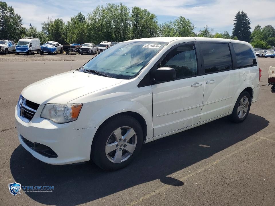 2013 DODGE GRAND CARAVAN SE – Lot 57785526 auction photo