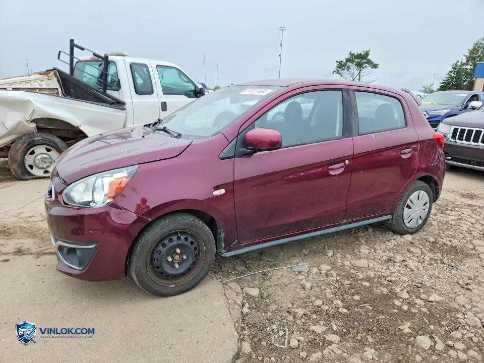 2018 MITSUBISHI MIRAGE ES – Lot 57811466 auction photo