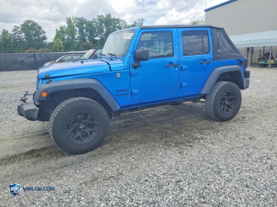 2016 JEEP WRANGLER UNLIMITED SPORT – Lot 57812116 auction photo