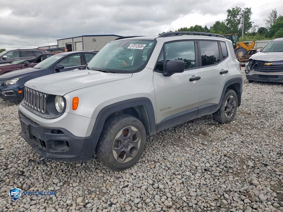 2017 JEEP RENEGADE SPORT – Lot 57812636 auction photo