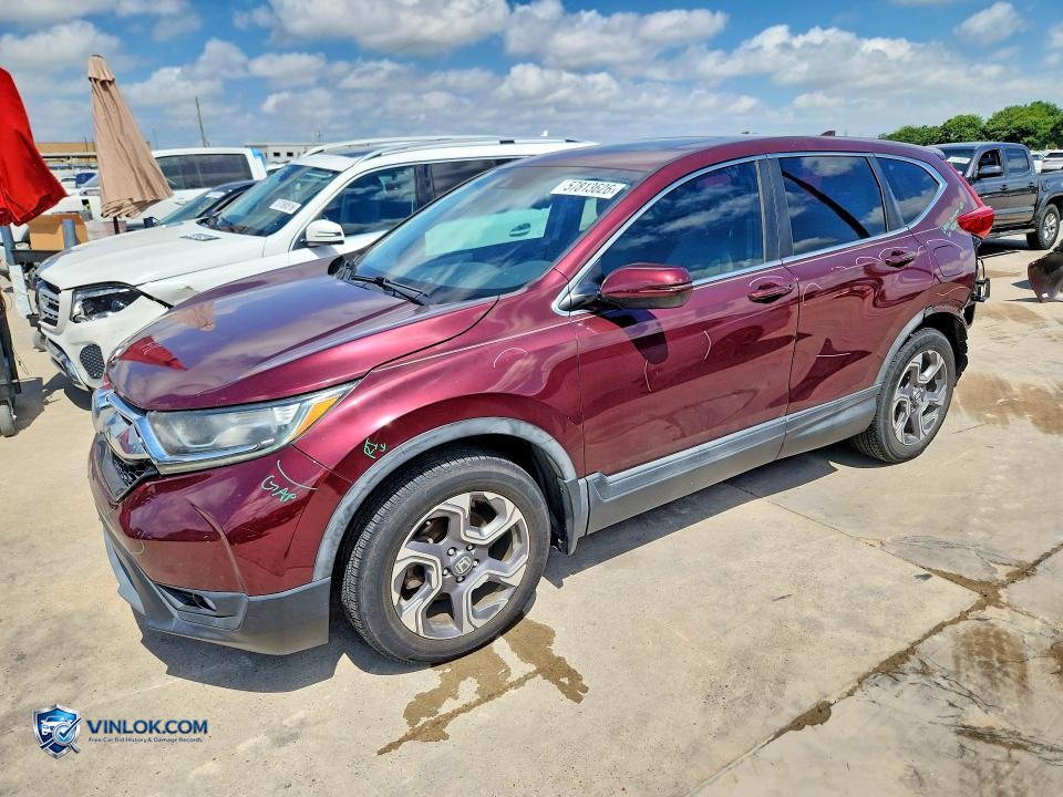 2017 HONDA CR-V EXL – Lot 57813626 auction photo