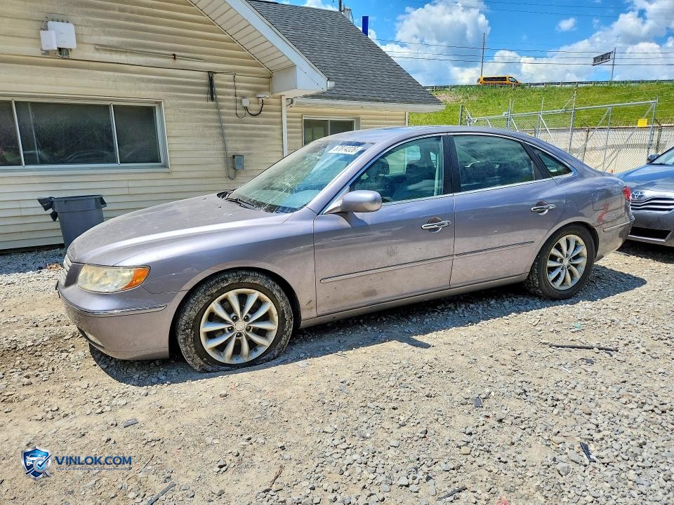 2006 HYUNDAI AZERA SE – Lot 57814326 auction photo