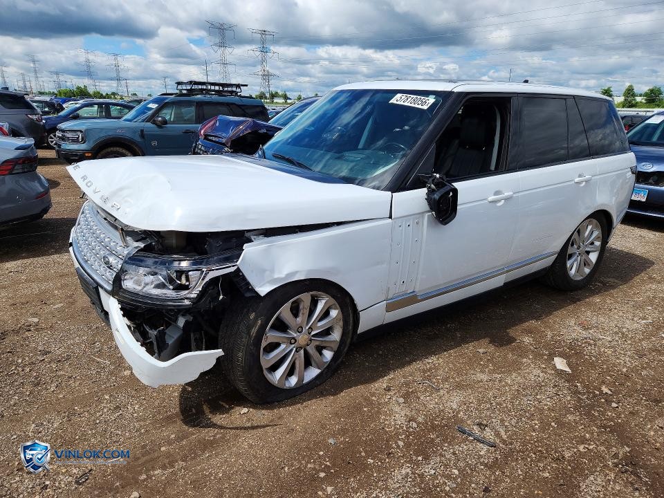 2016 LAND ROVER RANGE ROVER HSE – Lot 57818056 auction photo