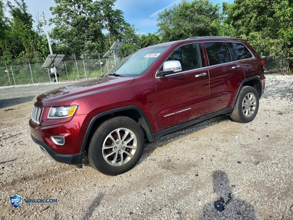 2016 JEEP GRAND CHEROKEE LIMITED – Lot 57821736 auction photo