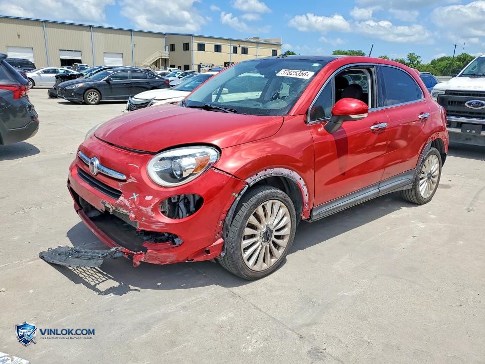 2016 FIAT 500X LOUNGE – Lot 57825356 auction photo