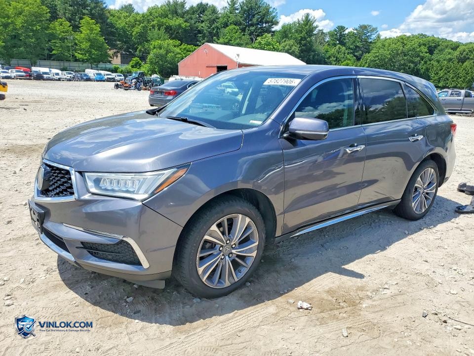 2017 ACURA MDX TECHNOLOGY – Lot 57827906 auction photo