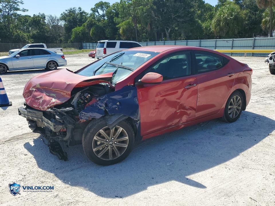 2015 HYUNDAI ELANTRA – Lot 57838806 auction photo