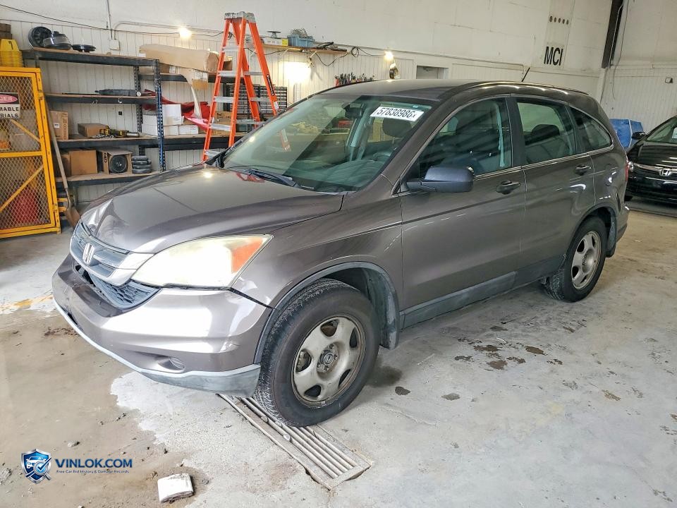2010 HONDA CR-V LX – Lot 57838986 auction photo