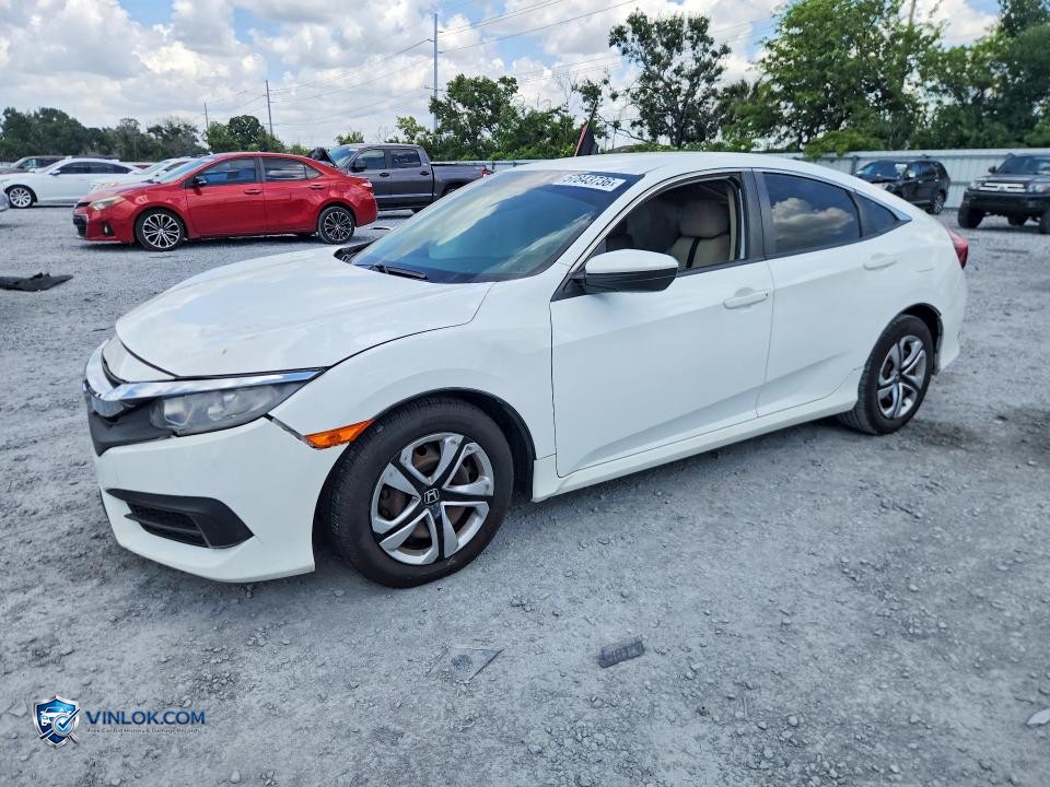 2017 HONDA CIVIC LX – Lot 57843736 auction photo