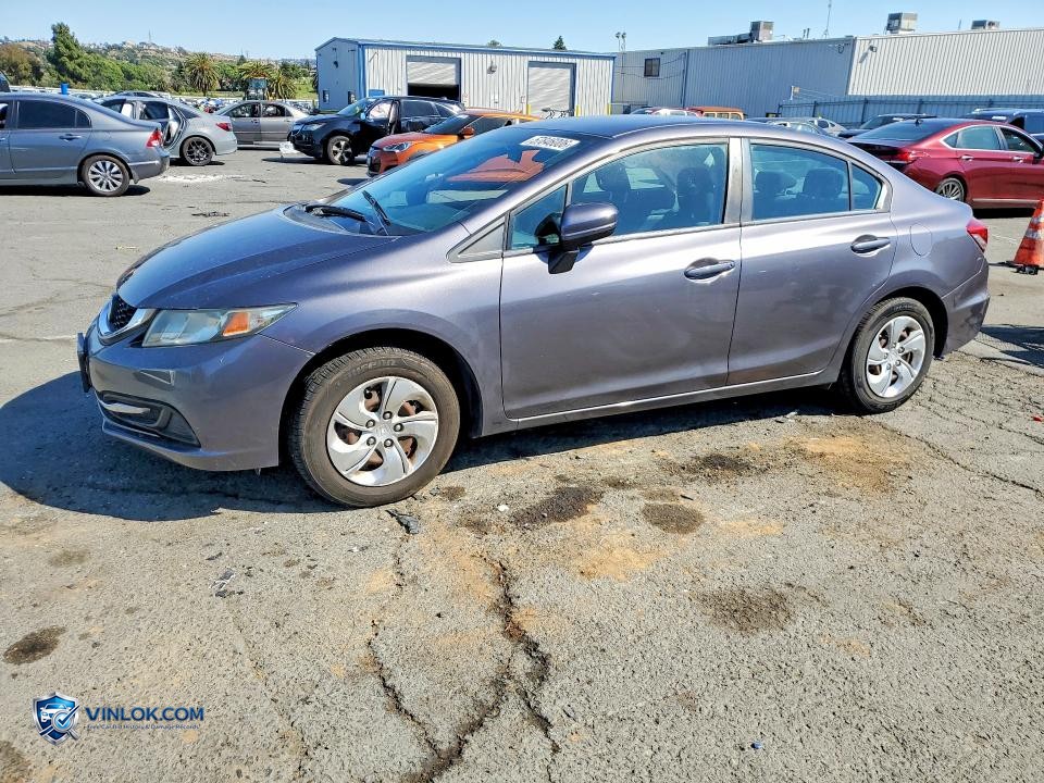 2014 HONDA CIVIC LX – Lot 57846006 auction photo