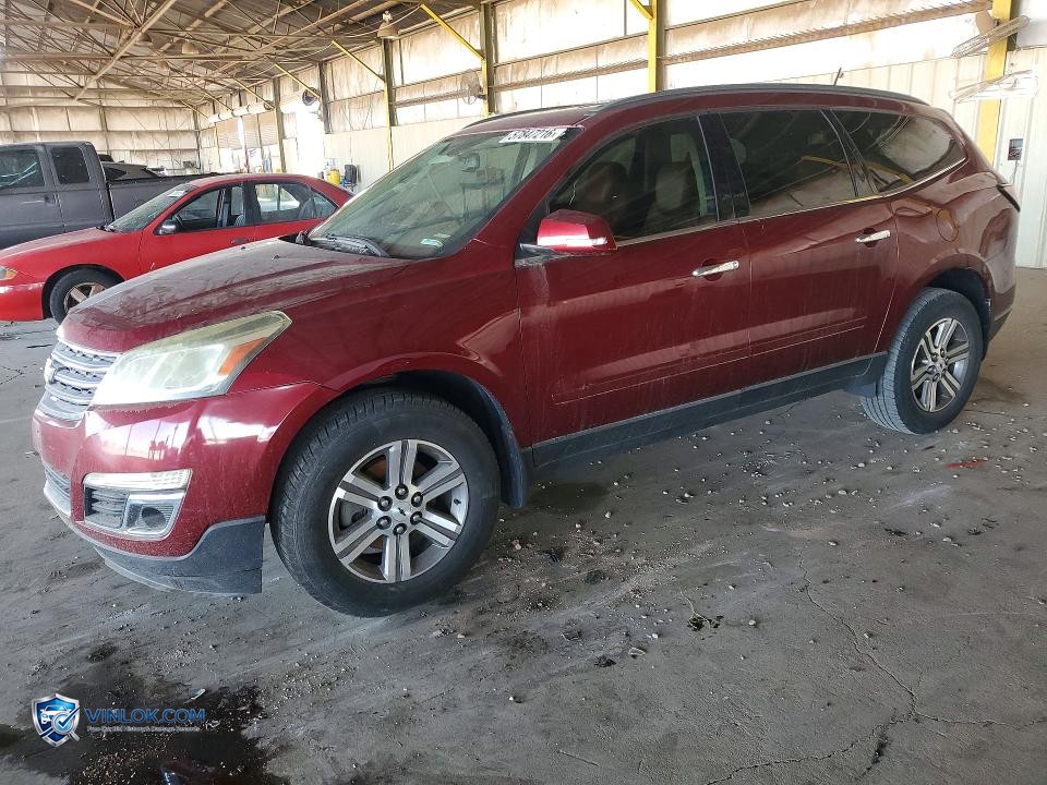 2016 CHEVROLET TRAVERSE LT – Lot 57847216 auction photo