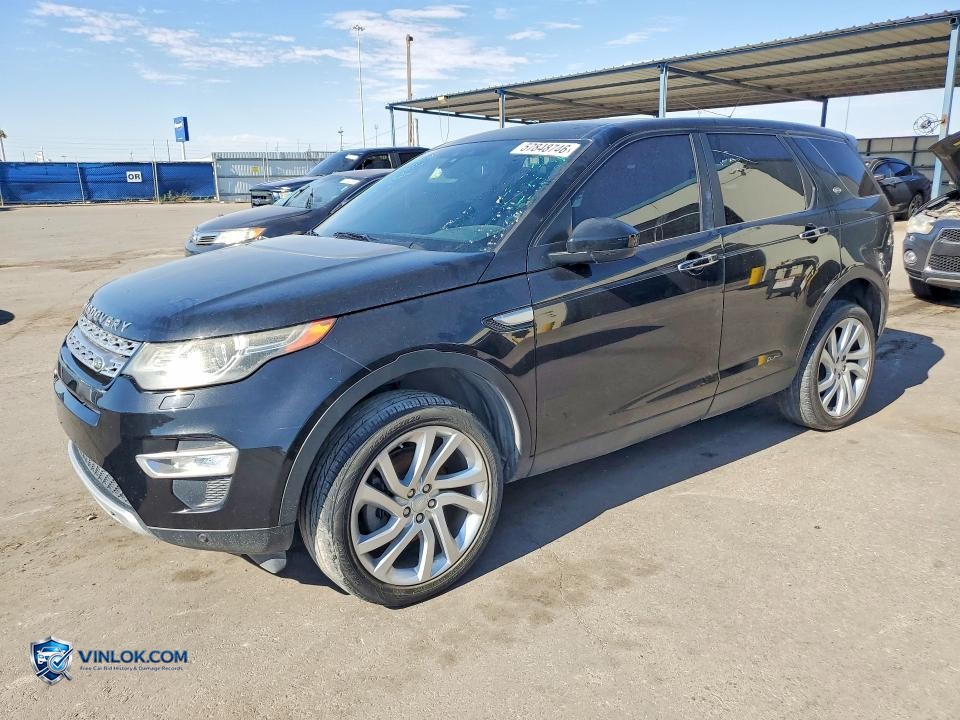 2016 LAND ROVER DISCOVERY SPORT HSE LUXURY – Lot 57848746 auction photo