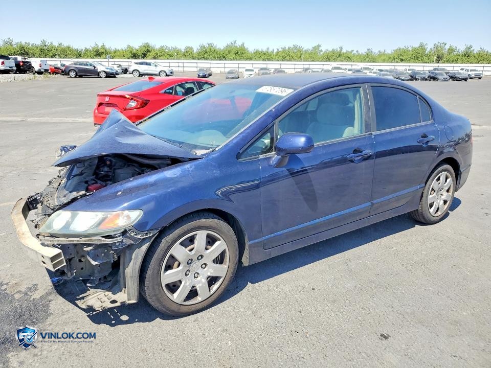 2009 HONDA CIVIC LX – Lot 57857096 auction photo
