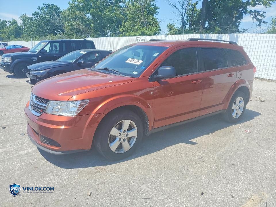 2013 DODGE JOURNEY SE – Lot 57861606 auction photo