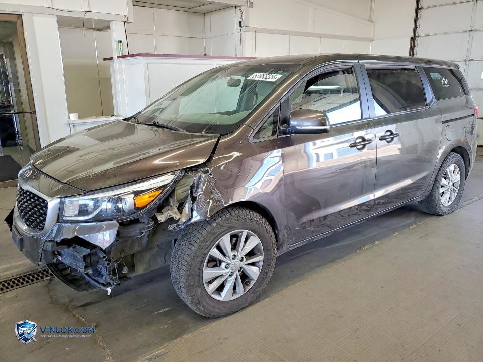 2017 KIA SEDONA LX – Lot 57865226 auction photo