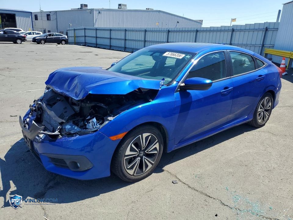 2017 HONDA CIVIC EXL – Lot 57866356 auction photo