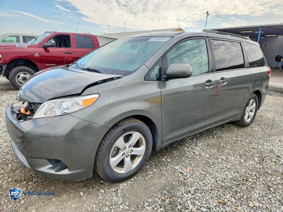 2011 TOYOTA SIENNA LE – Lot 57866816 auction photo