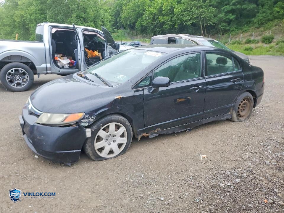 2008 HONDA CIVIC LX – Lot 57871326 auction photo