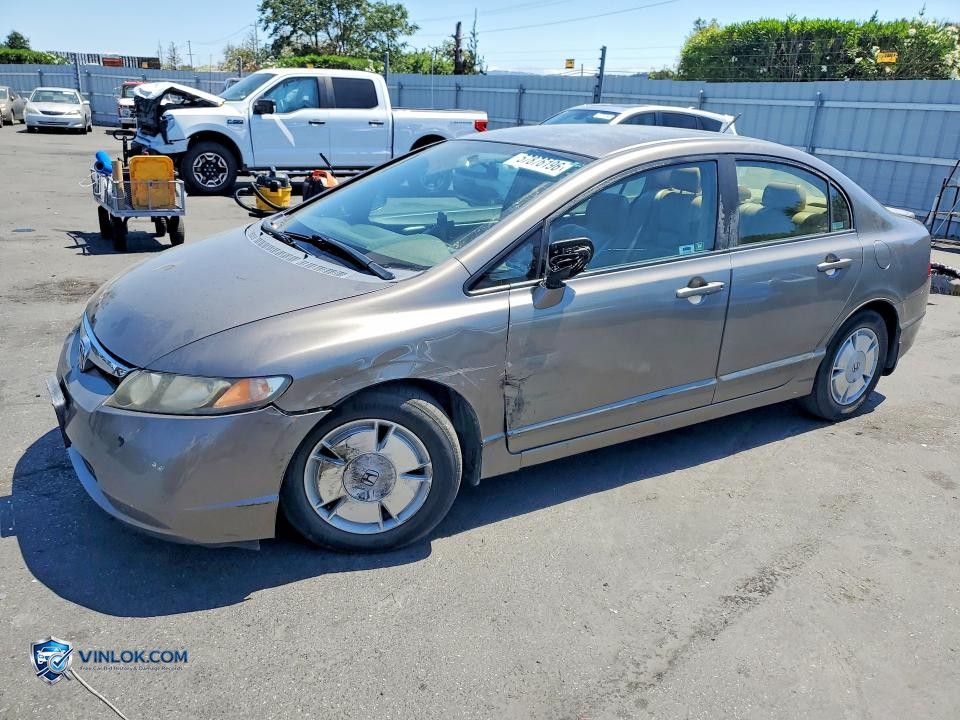 2007 HONDA CIVIC HYBRID – Lot 57876196 auction photo