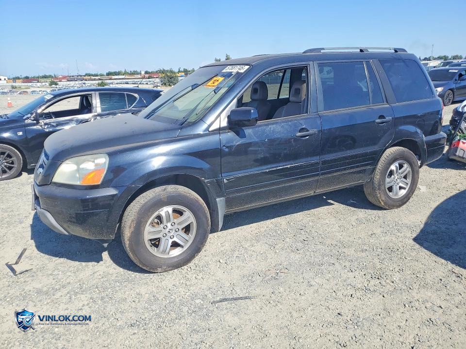 2004 HONDA PILOT EXL – Lot 57881746 auction photo