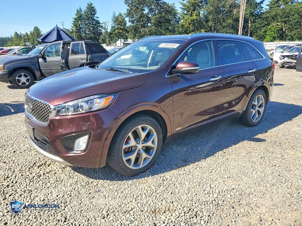 2016 KIA SORENTO SX V6 – Lot 57882406 auction photo