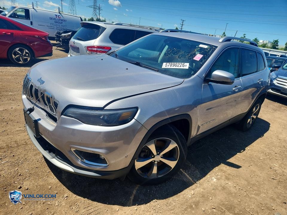 2019 JEEP CHEROKEE LIMITED – Lot 57890226 auction photo