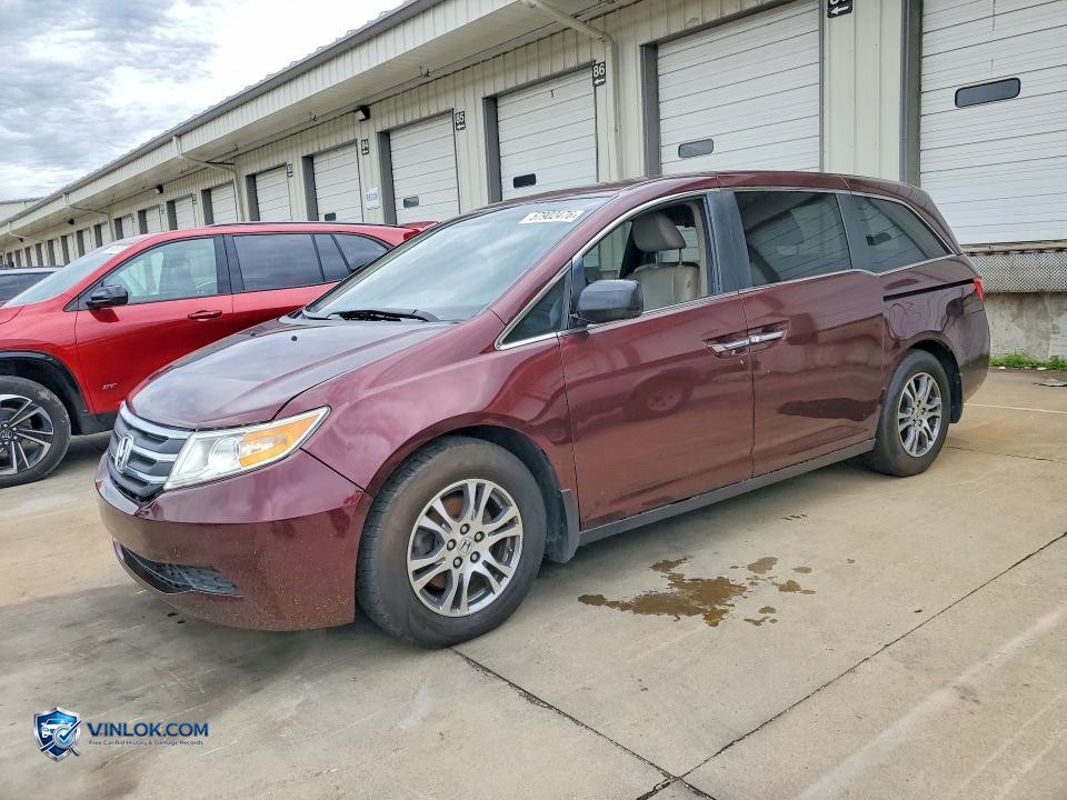 2013 HONDA ODYSSEY EXL – Lot 57902476 auction photo