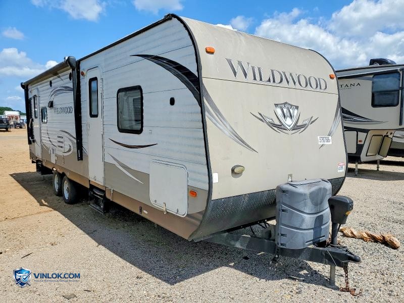 2014 FOREST RIVER WILDWOOD CAMPER – Lot 57907606 auction photo