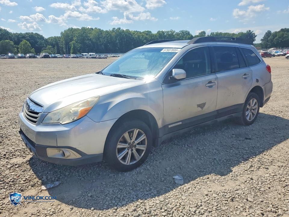 2012 SUBARU OUTBACK 2.5I LIMITED – Lot 57907806 auction photo