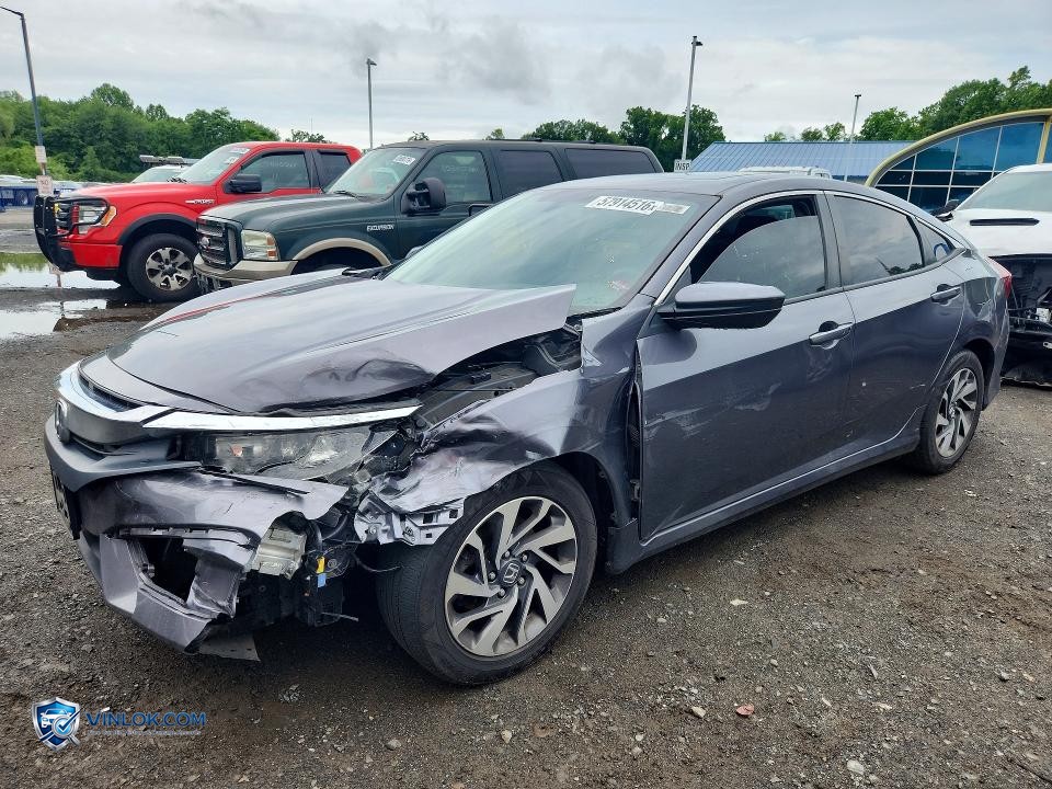 2018 HONDA CIVIC EX – Lot 57914516 auction photo