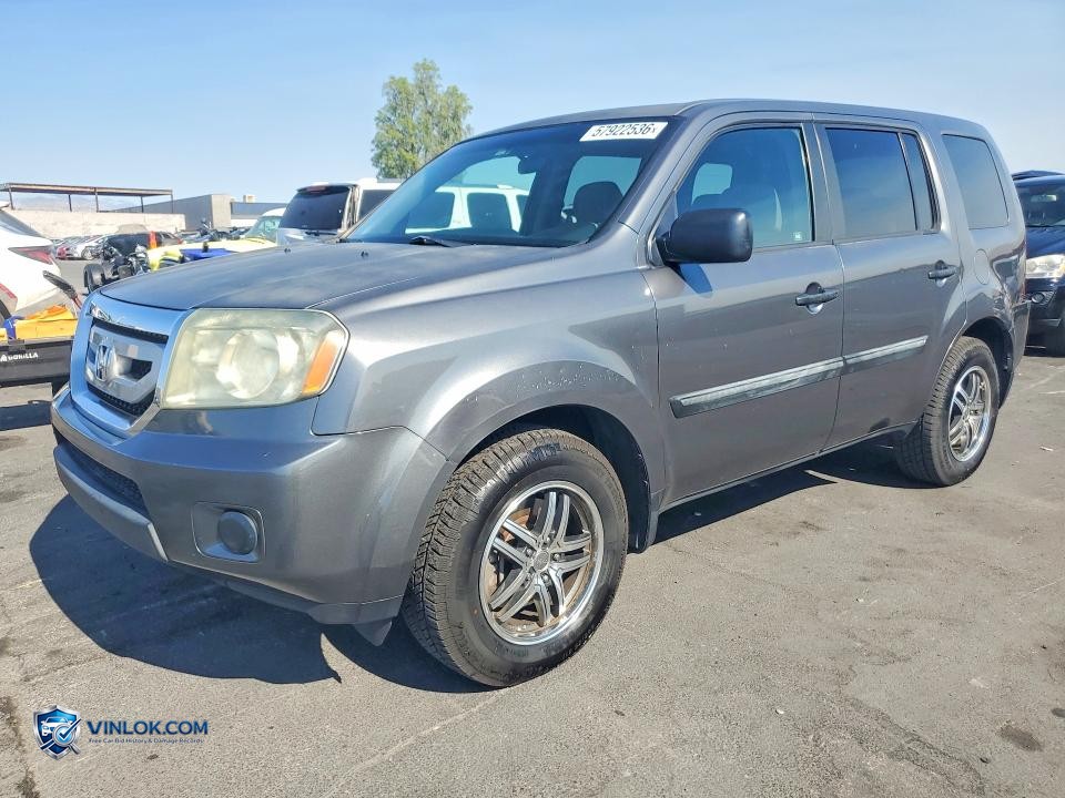 2011 HONDA PILOT LX – Lot 57922536 auction photo