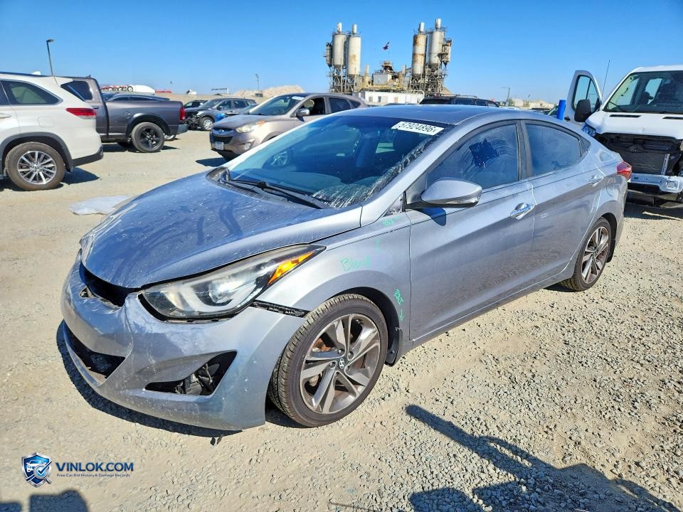 2014 HYUNDAI ELANTRA LIMITED – Lot 57924896 auction photo