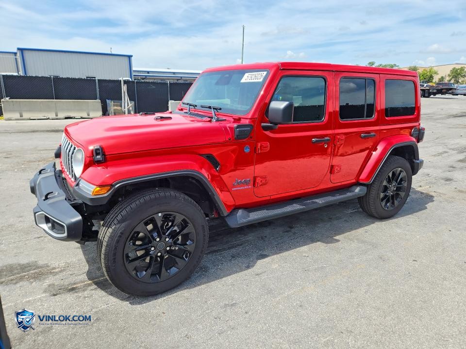 2025 JEEP WRANGLER SAHARA 4XE – Lot 57926026 auction photo