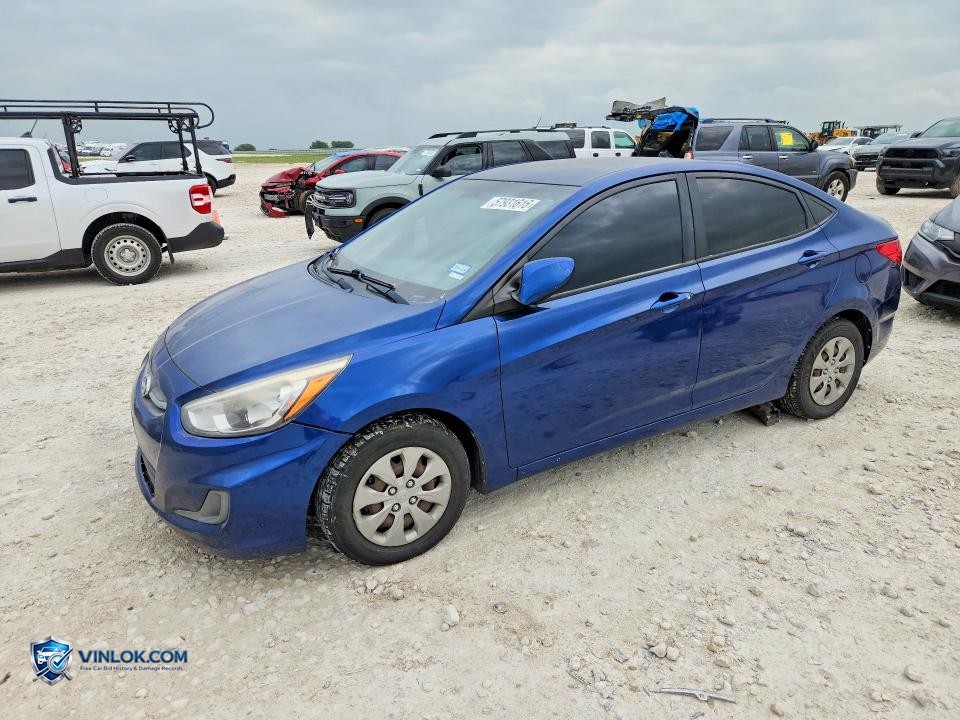 2016 HYUNDAI ACCENT SE – Lot 57931616 auction photo