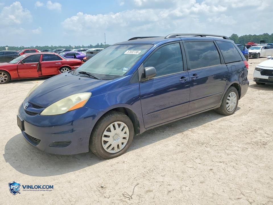 2006 TOYOTA SIENNA LE 8 PASSENGER – Lot 57932736 auction photo