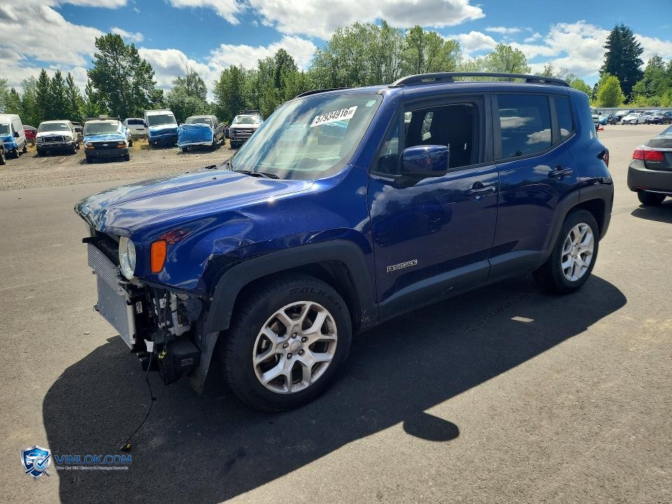 2018 JEEP RENEGADE LATITUDE – Lot 57934916 auction photo