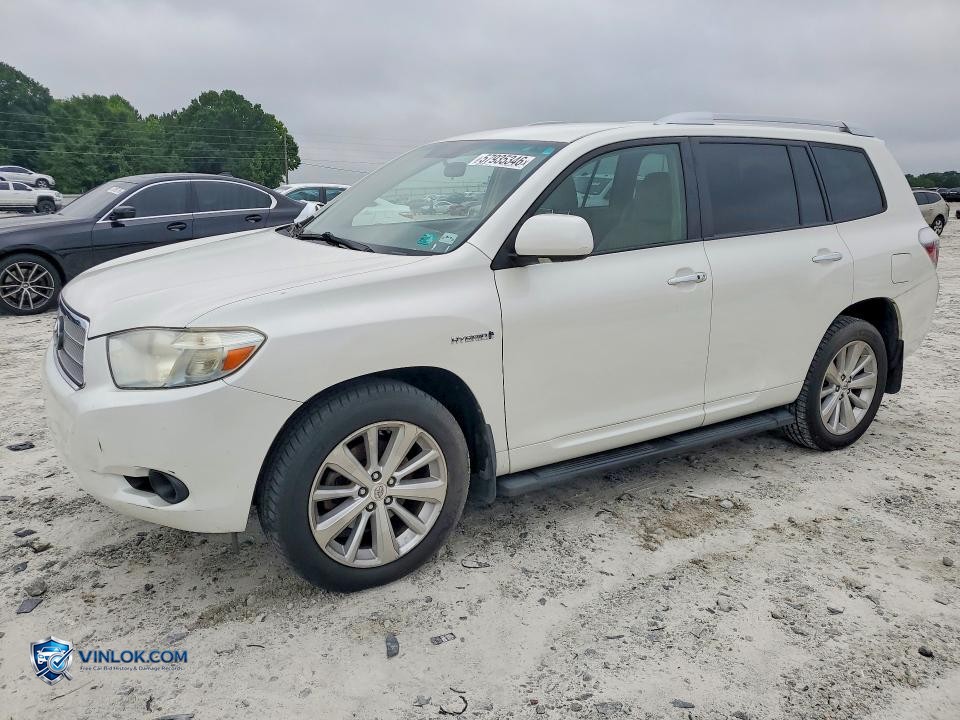 2008 TOYOTA HIGHLANDER HYBRID – Lot 57935346 auction photo