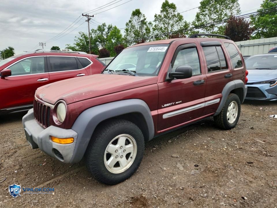 2003 JEEP LIBERTY SPORT – Lot 57936446 auction photo