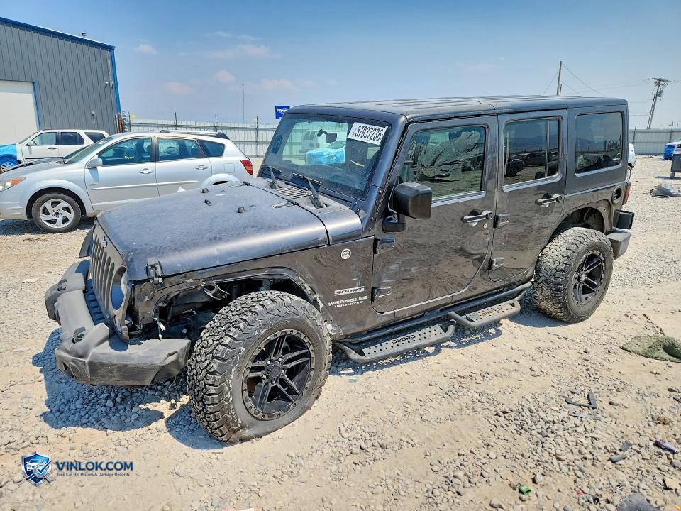 2016 JEEP WRANGLER UNLIMITED SPORT – Lot 57937236 auction photo