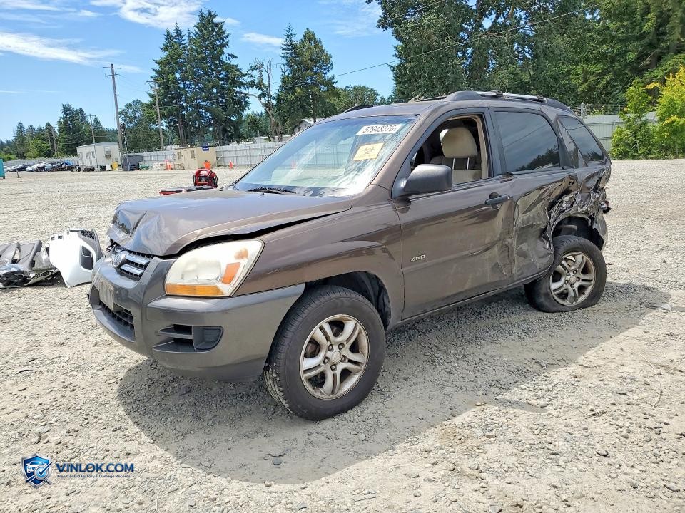 2007 KIA SPORTAGE LX – Lot 57943376 auction photo