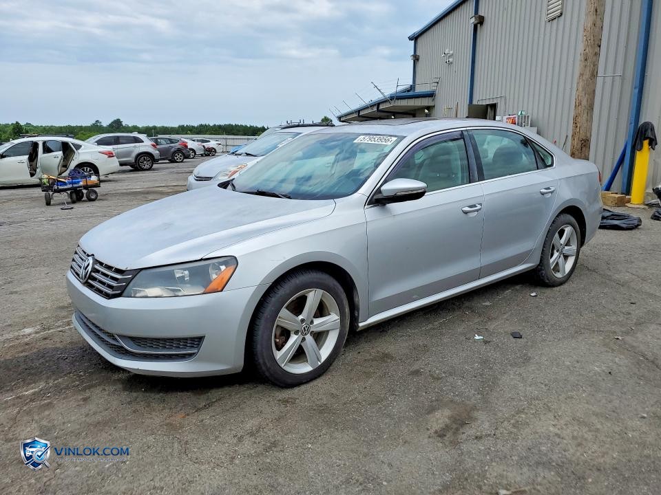 2012 VOLKSWAGEN PASSAT SE – Lot 57953956 auction photo