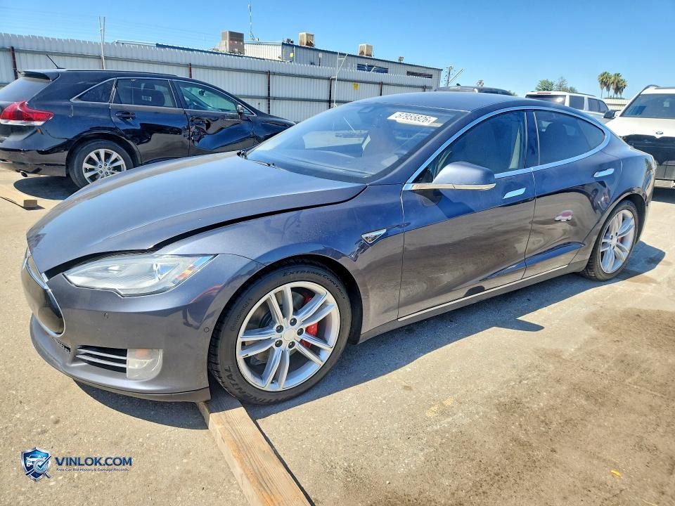 2014 TESLA MODEL S – Lot 57955826 auction photo