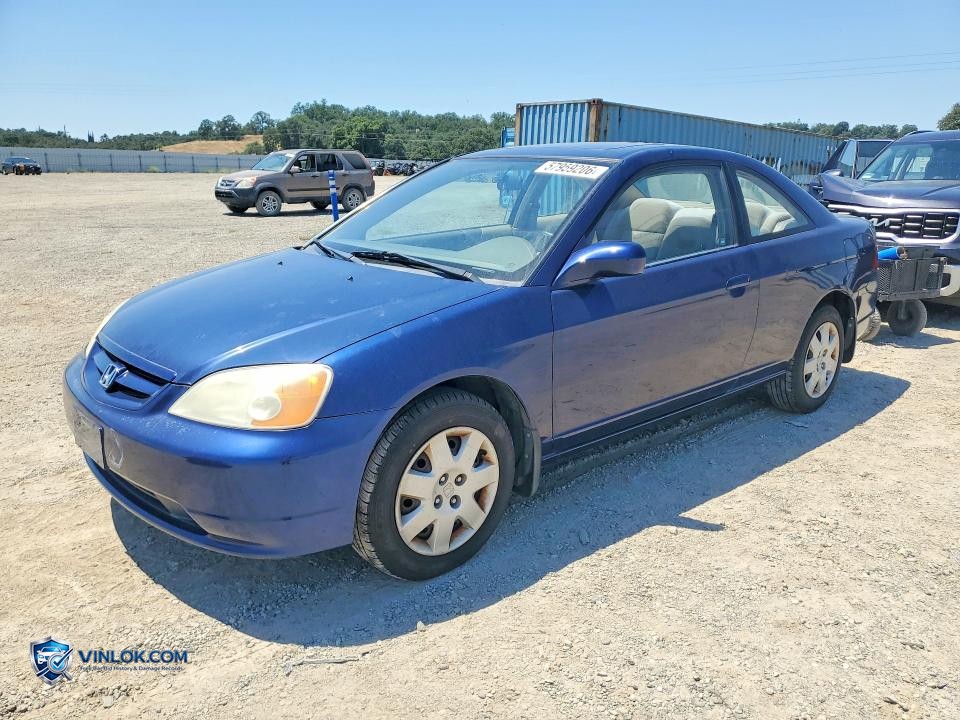 2001 HONDA CIVIC SI – Lot 57959206 auction photo