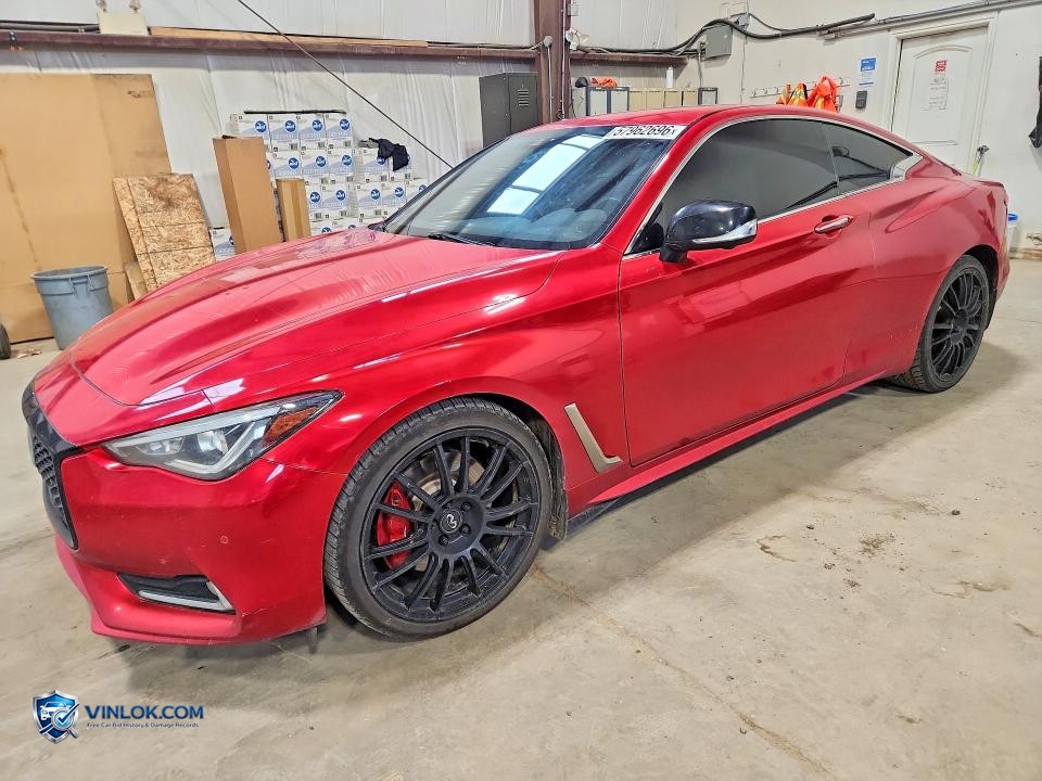 2019 INFINITI Q60 RED SPORT 400 – Lot 57962696 auction photo