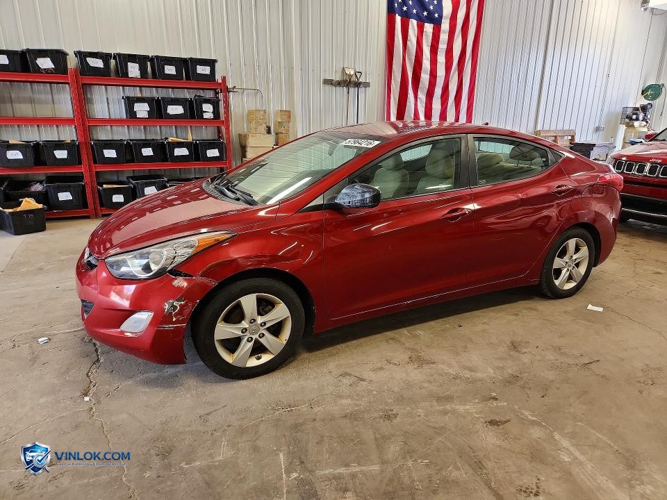 2012 HYUNDAI ELANTRA GLS – Lot 57964216 auction photo